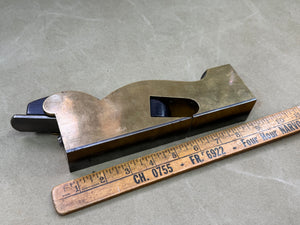 VERY GOOD GEORGE MILLER GUNMETAL INFILL PLANE - Boyshill Tools and Treen