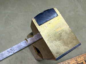 VERY GOOD GEORGE MILLER GUNMETAL INFILL PLANE - Boyshill Tools and Treen