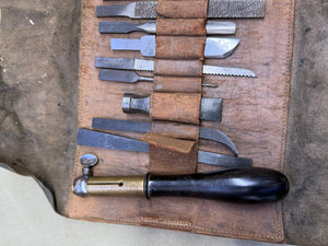 HOLTZAPFFEL TOOL ROLL - Boyshill Tools and Treen