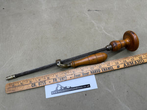 RARE ANTIQUE BOXWOOD ARCHIMEDES DRILL. HOLTZAPFFEL TYPE. - Boyshill Tools and Treen