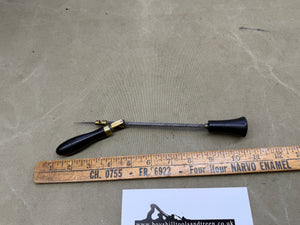 RARE ANTIQUE EBONY ARCHIMEDES DRILL. HOLTZAPFFEL TYPE. BY ARCHER GOODGE ST - Boyshill Tools and Treen