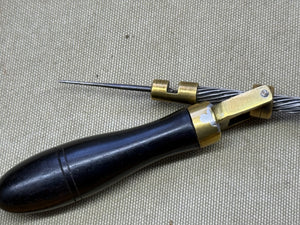 RARE ANTIQUE EBONY ARCHIMEDES DRILL. HOLTZAPFFEL TYPE. BY ARCHER GOODGE ST - Boyshill Tools and Treen