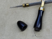 Load image into Gallery viewer, RARE ANTIQUE EBONY ARCHIMEDES DRILL. HOLTZAPFFEL TYPE. BY ARCHER GOODGE ST - Boyshill Tools and Treen
