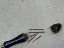 Load image into Gallery viewer, RARE ANTIQUE EBONY ARCHIMEDES DRILL. HOLTZAPFFEL TYPE. BY FENN. - Boyshill Tools and Treen
