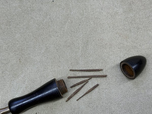 RARE ANTIQUE EBONY ARCHIMEDES DRILL. HOLTZAPFFEL TYPE. BY FENN. - Boyshill Tools and Treen