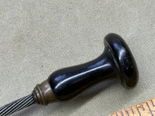 Load image into Gallery viewer, RARE ANTIQUE EBONY ARCHIMEDES DRILL. HOLTZAPFFEL TYPE. BY FENN. - Boyshill Tools and Treen