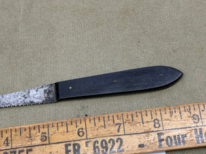 EBONY HANDLED ANTIQUE AMPUTATION FINGER SAW. - Boyshill Tools and Treen