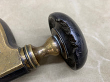 Load image into Gallery viewer, BRASS PLATED EBONY BRACE BY JAMES HOWARTH, HANDLE DAMAGE. - Boyshill Tools and Treen