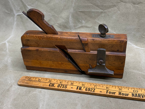 ANTIQUE MOVING FILLETSTER PLANE BY HIELDS, DOUBLE BOXED - Boyshill Tools and Treen