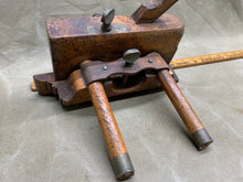Load image into Gallery viewer, VERY RARE BRIDLED BOX STEM PLOUGH PLANE. BY T A MATHIESON EDINBURGH - Boyshill Tools and Treen