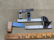 Load image into Gallery viewer, 4 SMALL SET SQUARES ENGINEER AND WOODWORK - Boyshill Tools and Treen