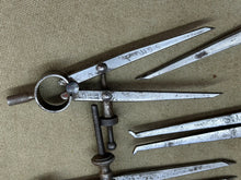 Load image into Gallery viewer, 4 VINTAGE SPRING CALIPERS , 3 MOORE &amp; WRIGHT - Boyshill Tools and Treen