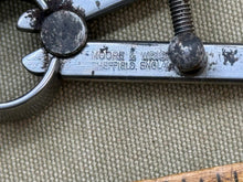 Load image into Gallery viewer, 4 VINTAGE SPRING CALIPERS , 3 MOORE &amp; WRIGHT - Boyshill Tools and Treen
