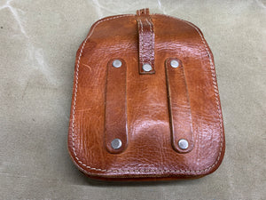 VINTAGE LEATHER BELTBAG - Boyshill Tools and Treen