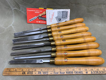 Load image into Gallery viewer, VINTAGE SET OF 8 MARPLES TURNING TOOLS - Boyshill Tools and Treen