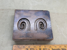 Load image into Gallery viewer, HAND CARVED BOXWOOD GESSO OR PLASTER MOULD. TREEN