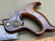 Load image into Gallery viewer, NICE 8' HENRY DISSTON BRASS BACK DOVETAIL SAW