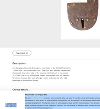 Load image into Gallery viewer, VERY RARE PADLOCK MADE FOR BARGES ON THE THAMES - Boyshill Tools and Treen