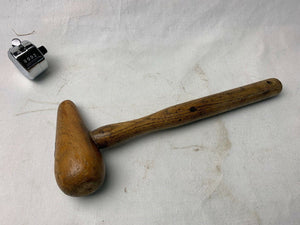 Lignum ash handled plumbers / leadworkers mallet - Boyshill Tools and Treen