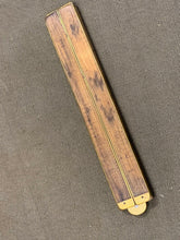 Load image into Gallery viewer, RARE STANLEY BRASS BOUND RULE VERY WORN - Boyshill Tools and Treen