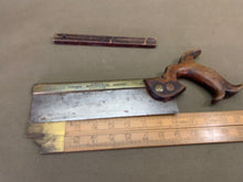 Load image into Gallery viewer, 9&quot; BRASS BACK SAW BY COPLEY LONDON - Boyshill Tools and Treen