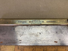 Load image into Gallery viewer, 9&quot; BRASS BACK SAW BY COPLEY LONDON - Boyshill Tools and Treen