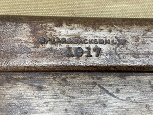 SPEAR & JACKSON WW1 1917 19" BACKSAW NICE PATINA - Boyshill Tools and Treen