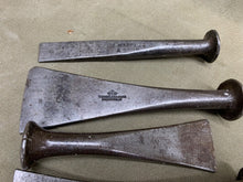 Load image into Gallery viewer, 6 CAULKING IRONS VARIOUS MAKERS - Boyshill Tools and Treen