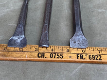 Load image into Gallery viewer, 3 STONE MASON CARVER&#39;S CHISELS - Boyshill Tools and Treen