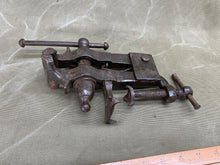 Load image into Gallery viewer, ANTIQUE HAND FORGED ENGINEERS BENCH VICE - Boyshill Tools and Treen