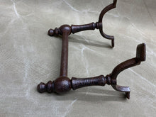 Load image into Gallery viewer, NICE PAIR ANTIQUE IRON FIRE DOGS - Boyshill Tools and Treen