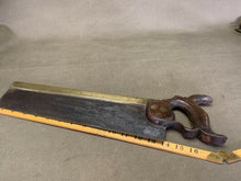 Load image into Gallery viewer, 14&quot; VINTAGE BACK SAW BY MANING BROTHERS - Boyshill Tools and Treen