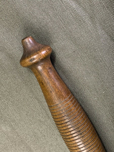LEAD FILLED LIGNUM MALLET. I DON'T KNOW WHAT IT WAS MADE FOR. - Boyshill Tools and Treen