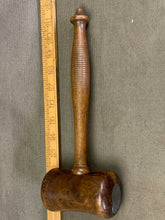 Load image into Gallery viewer, LEAD FILLED LIGNUM MALLET. I DON&#39;T KNOW WHAT IT WAS MADE FOR. - Boyshill Tools and Treen