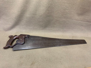 26 INCH ANTIQUE SWAY BACK 7TPI SAW BY DISSTON - Boyshill Tools and Treen