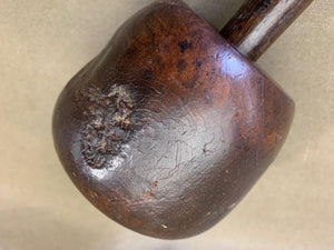 ANTIQUE TREEN CARVERS MALLET , LOVELY PATINA! - Boyshill Tools and Treen