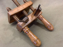 Load image into Gallery viewer, COOPERS FRUITWOOD COMPASSED SCREWSTEM PLOUGH PLANE DATED 1836 - Boyshill Tools and Treen