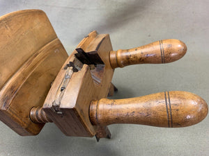 COOPERS FRUITWOOD COMPASSED SCREWSTEM PLOUGH PLANE DATED 1836 - Boyshill Tools and Treen