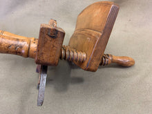 Load image into Gallery viewer, COOPERS FRUITWOOD COMPASSED SCREWSTEM PLOUGH PLANE DATED 1836 - Boyshill Tools and Treen