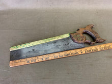 Load image into Gallery viewer, RARE 14&quot; BRASS BACK SAW BY ROWBOTHAM - Boyshill Tools and Treen