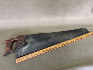 28" SPEAR AND JACKSON SILVER STEEL ENGRAVED RIPSAW - Boyshill Tools and Treen