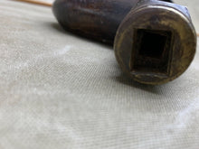 Load image into Gallery viewer, GOOD ORIGINAL EBONY FRAMED METALIC BRACE BY THOMAS TURNER, MOST HANDLE RING MISS - Boyshill Tools and Treen