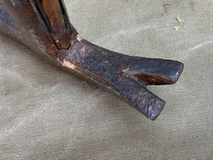 ANTIQUE EARLY STRAPPED CLAW HAMMER - Boyshill Tools and Treen