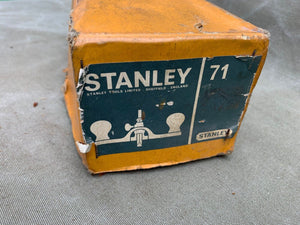 STANLEY NO 71 ROUTER PLANE BOXED,HARDLY USED - Boyshill Tools and Treen