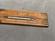 Load image into Gallery viewer, VERY NICE EARLY RABONE ANTIQUE J RABONE NO 1190 RULE, LEVEL &amp; PROTRACTOR - Boyshill Tools and Treen