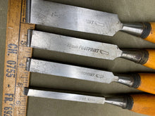 Load image into Gallery viewer, SET OF 4 FOOTPRINT SOCKET CHISELS - Boyshill Tools and Treen