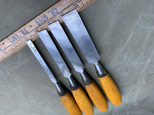 Load image into Gallery viewer, SET OF 4 FOOTPRINT SOCKET CHISELS - Boyshill Tools and Treen