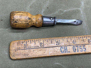 VINTAGE SMALL SCREWDRIVER BY RHODES BROS - Boyshill Tools and Treen
