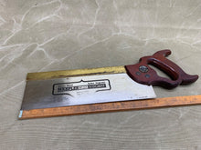Load image into Gallery viewer, 12&quot; MARPLE / RIDGEWAY BRASS BACK SAW - Boyshill Tools and Treen