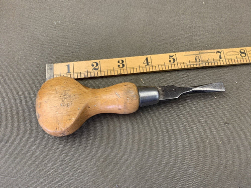 BOXWOOD GUNSTOCKER SCREWDRIVER TATTY END - Boyshill Tools and Treen